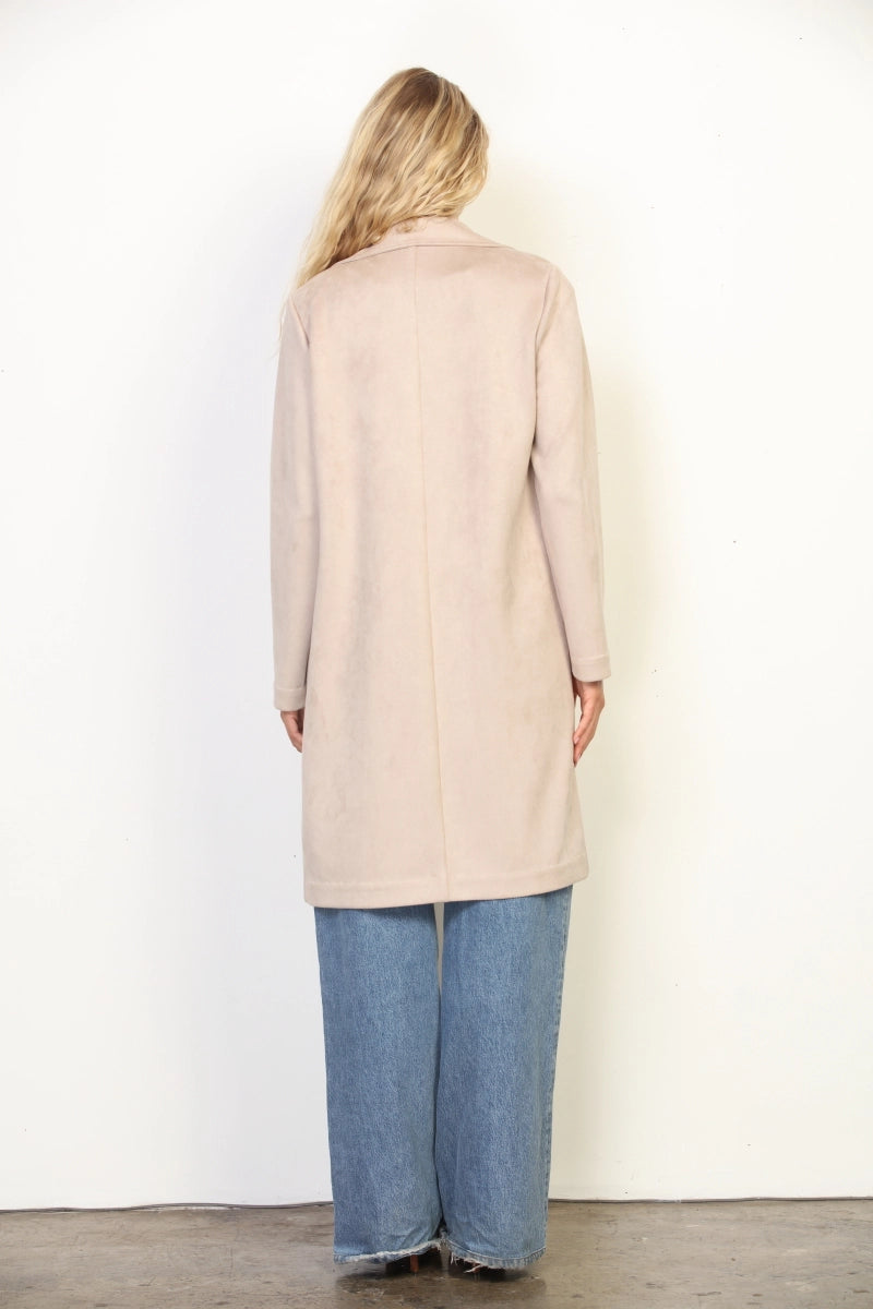 OPEN FRONT DUSTER COAT
