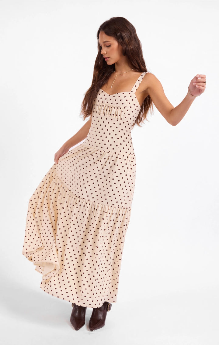 BLOWING KISSES MAXI DRESS