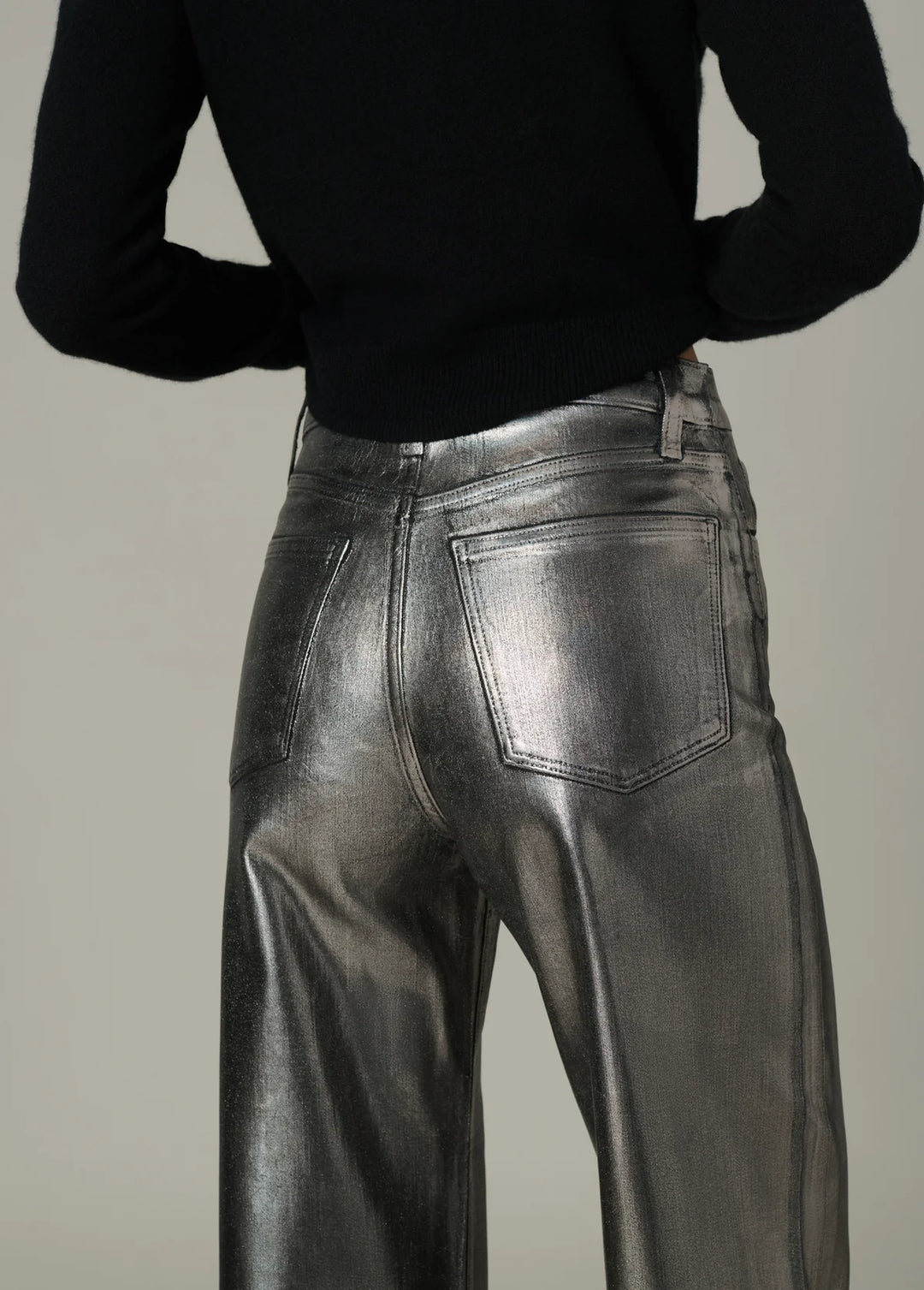 THE MIA WIDE LEG ANKLE FOIL