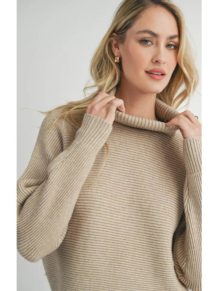 Dolman turtleneck sweater clearance