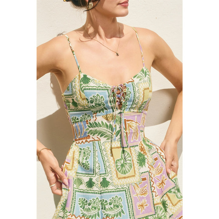 OFFSHORE CUTOUT DETAIL MINI DRESS