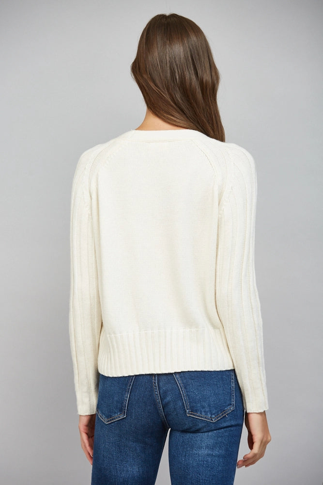 CASHMERE BLEND CARDIGAN