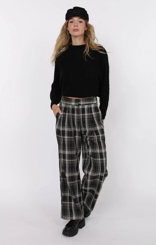 REMEMBER ME OVERLAPPED BACK SWEATER