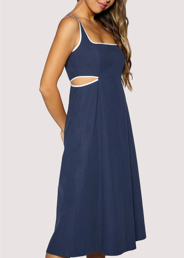 COASTAL RIVIERA MIDI DRESS