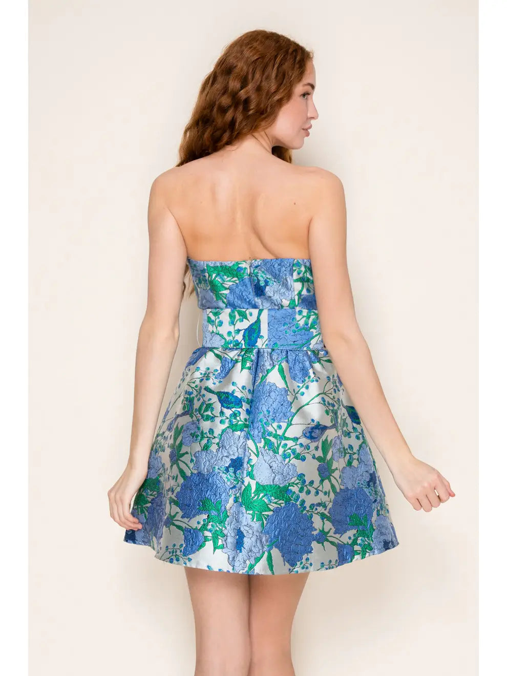SPRING GARDEN TUBE MINI DRESS