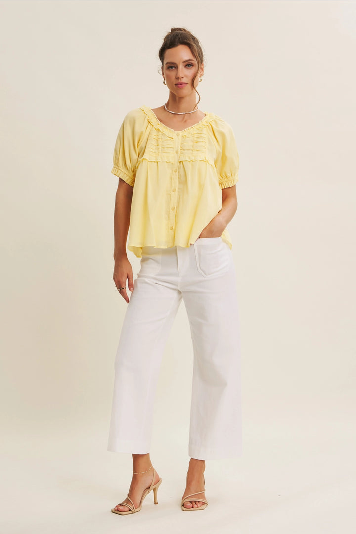 STRETCHY ANKLE PANTS WITH POCKETS