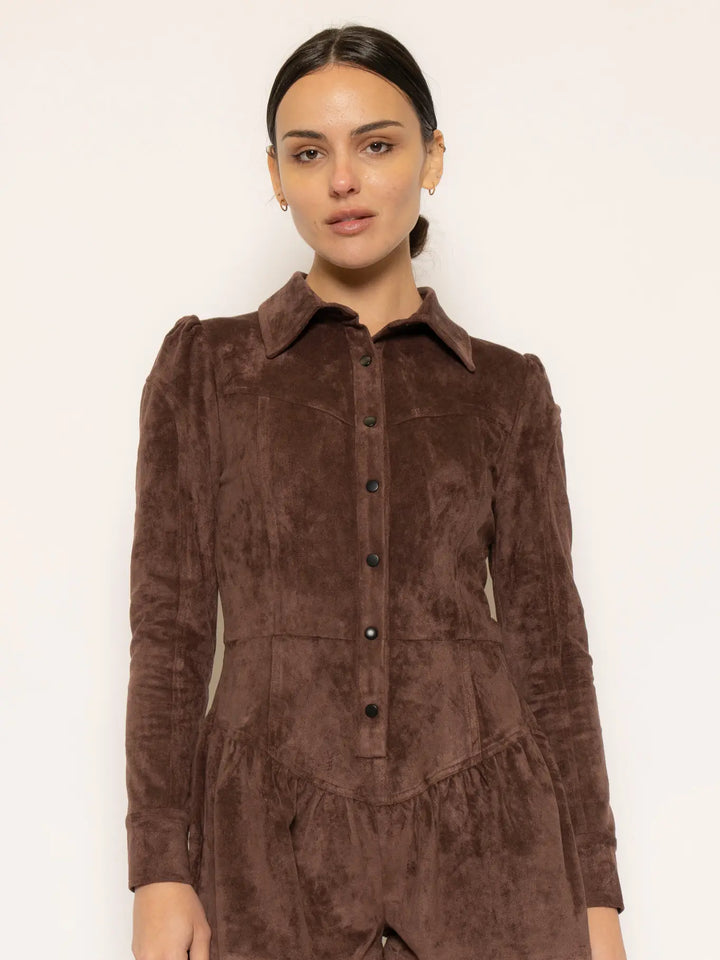 LONG SLEEVE COLLAR ROMPER