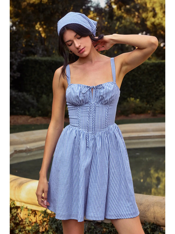 BETTER OFF CORSET SWEETHEART MINI DRESS