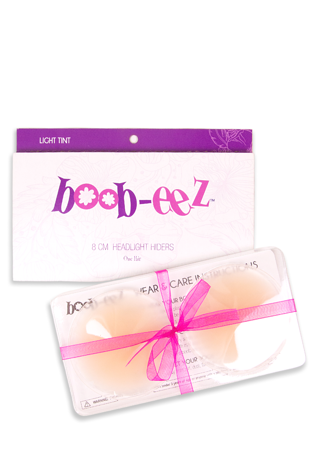 8cm Nipple Covers: Light Tint