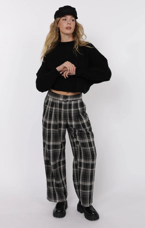 REMEMBER ME OVERLAPPED BACK SWEATER