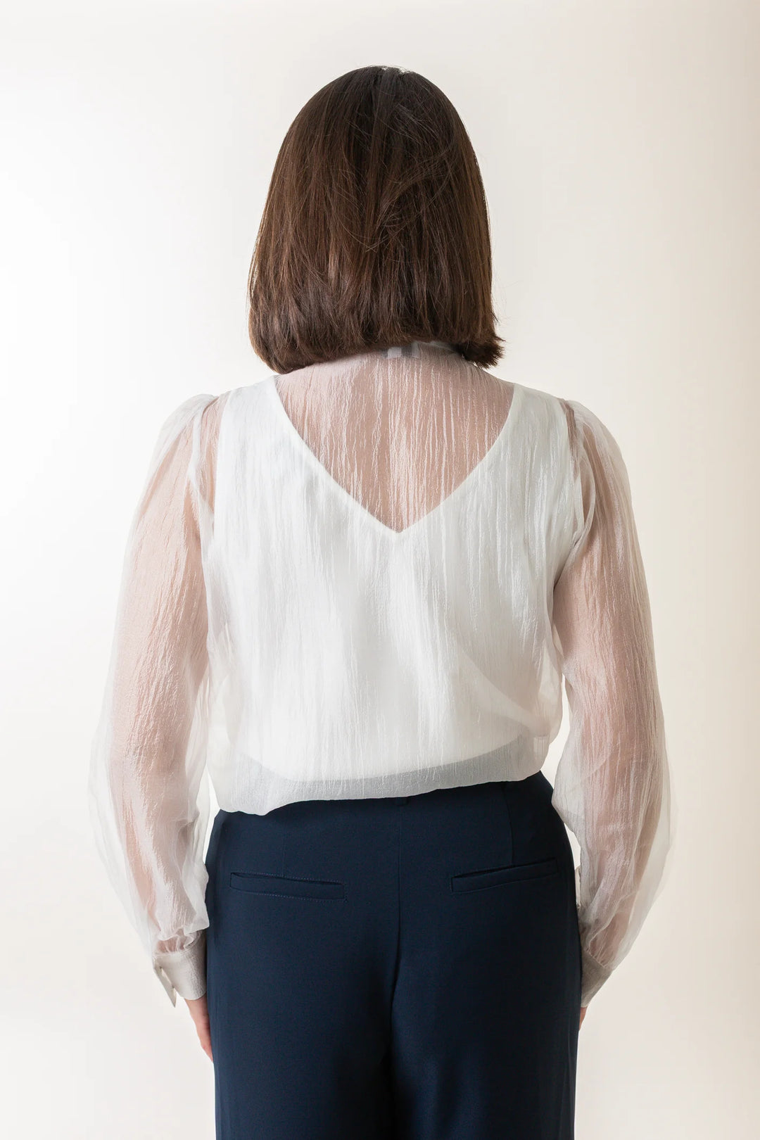 NATASIA SHEER BLOUSE