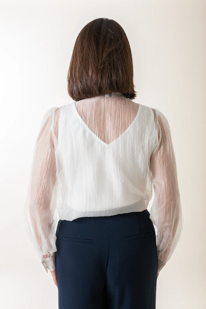 NATASIA SHEER BLOUSE
