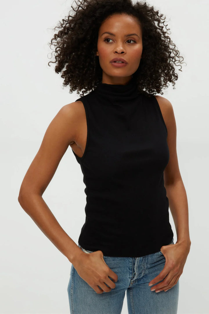 CHIARA DRAPE NECK TANK