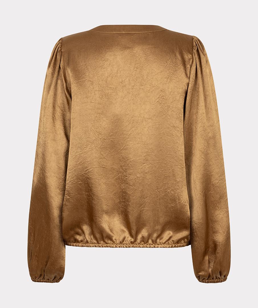 BLOUSE BALLOON SLEEVE ACETATE