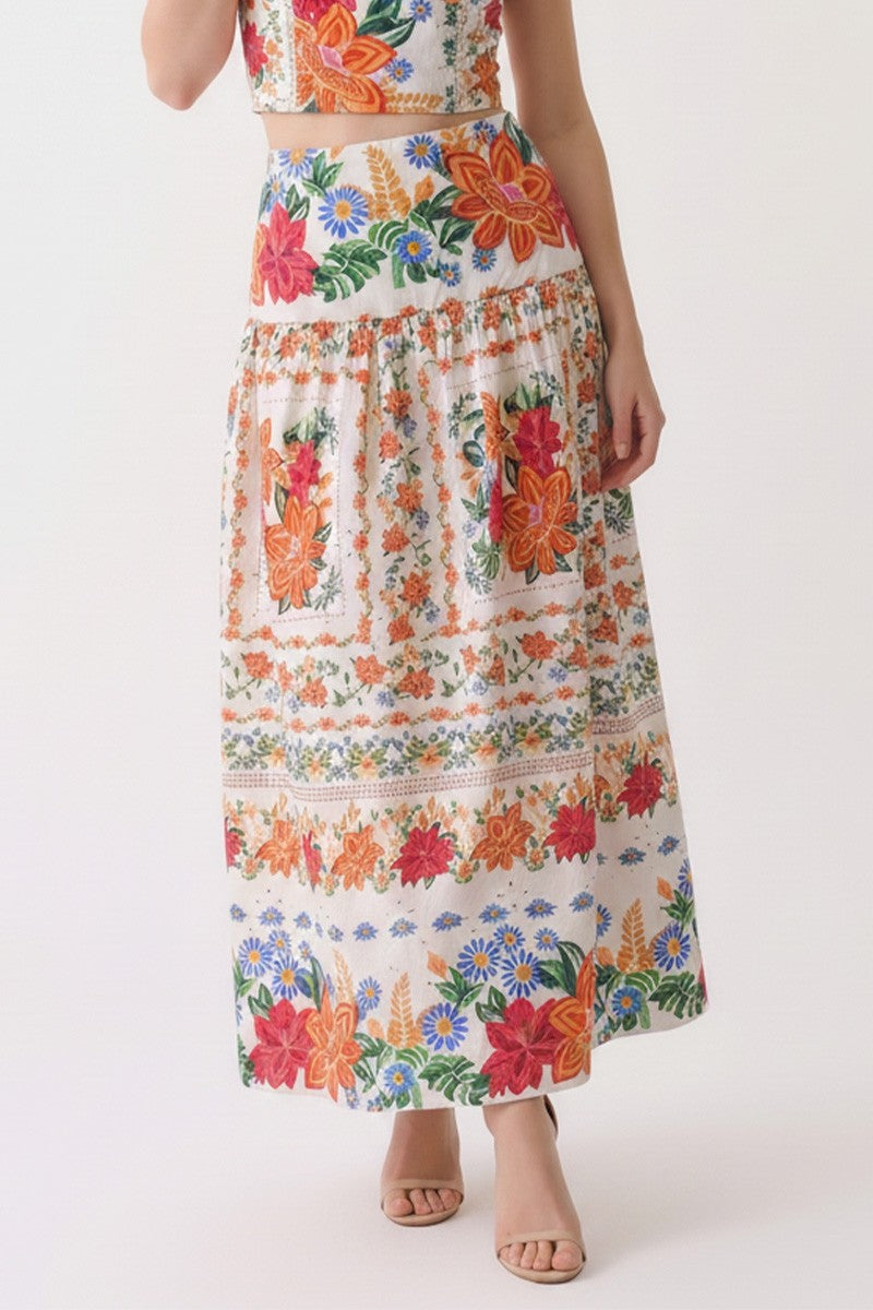 FLOWY MAXI SKIRT