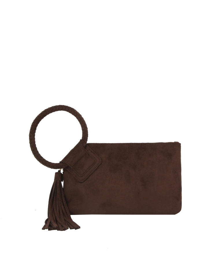 BRAIDED-RING CLUTCH