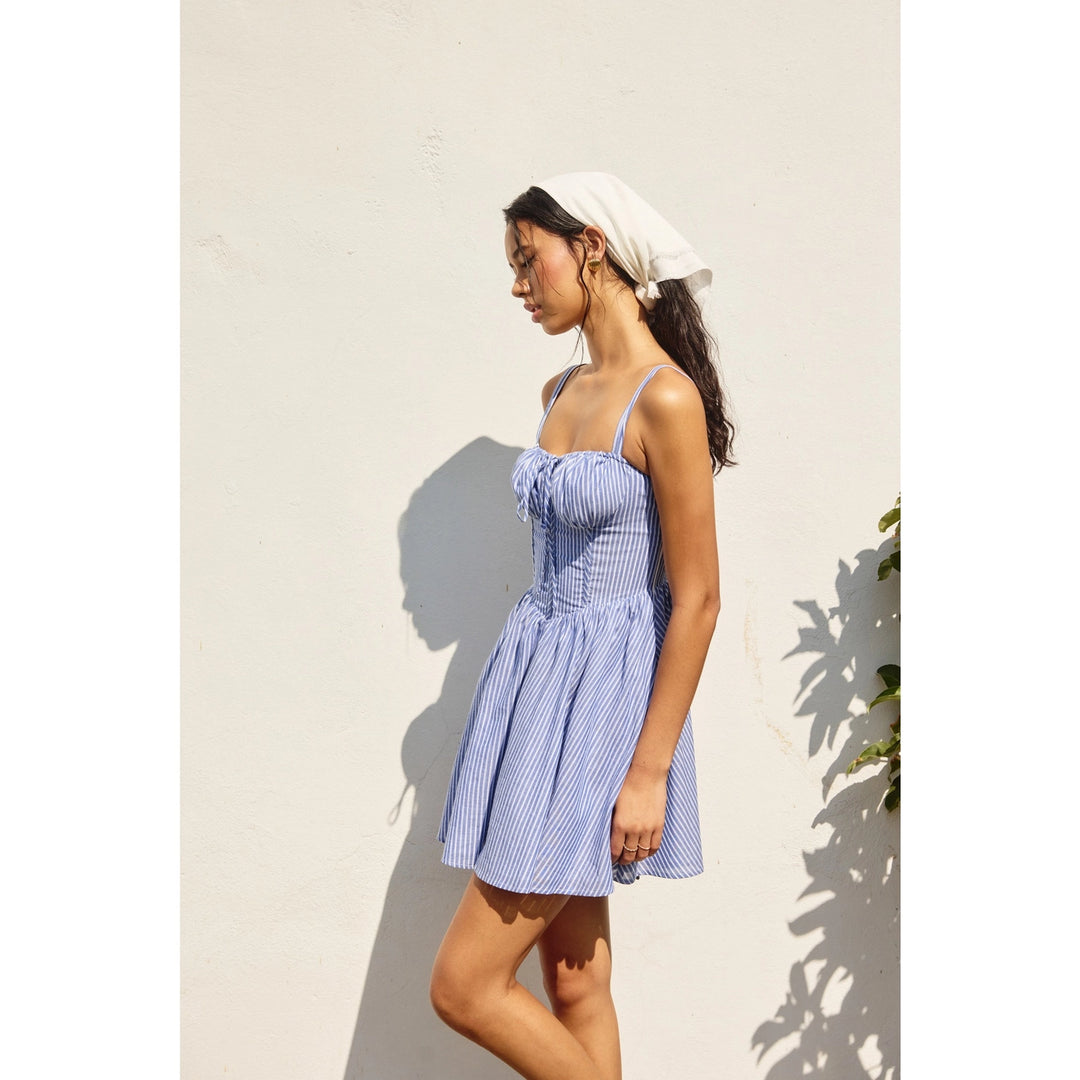 BETTER OFF CORSET SWEETHEART MINI DRESS