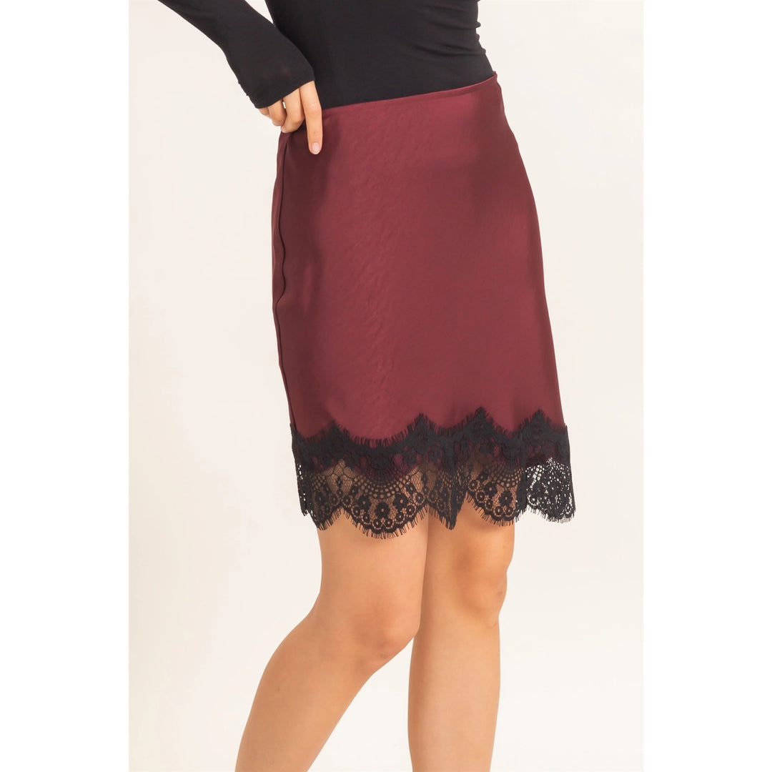 ASYMMETRICAL BIAS CUT SLIP SKIRT