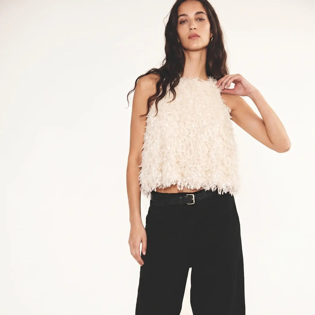 ROUND NECK BALLOON TOP