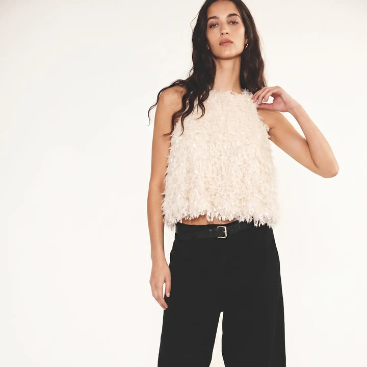 ROUND NECK BALLOON TOP