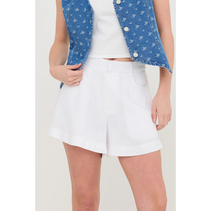 HIGH-WAISTED SHORTS