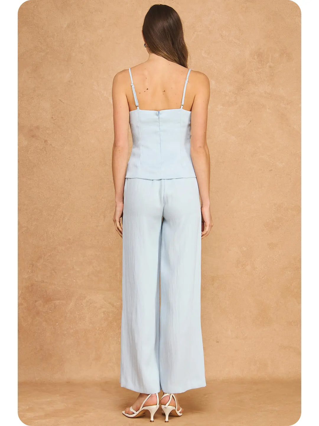HIGH-WAISTED WIDE LEG TROUSERS