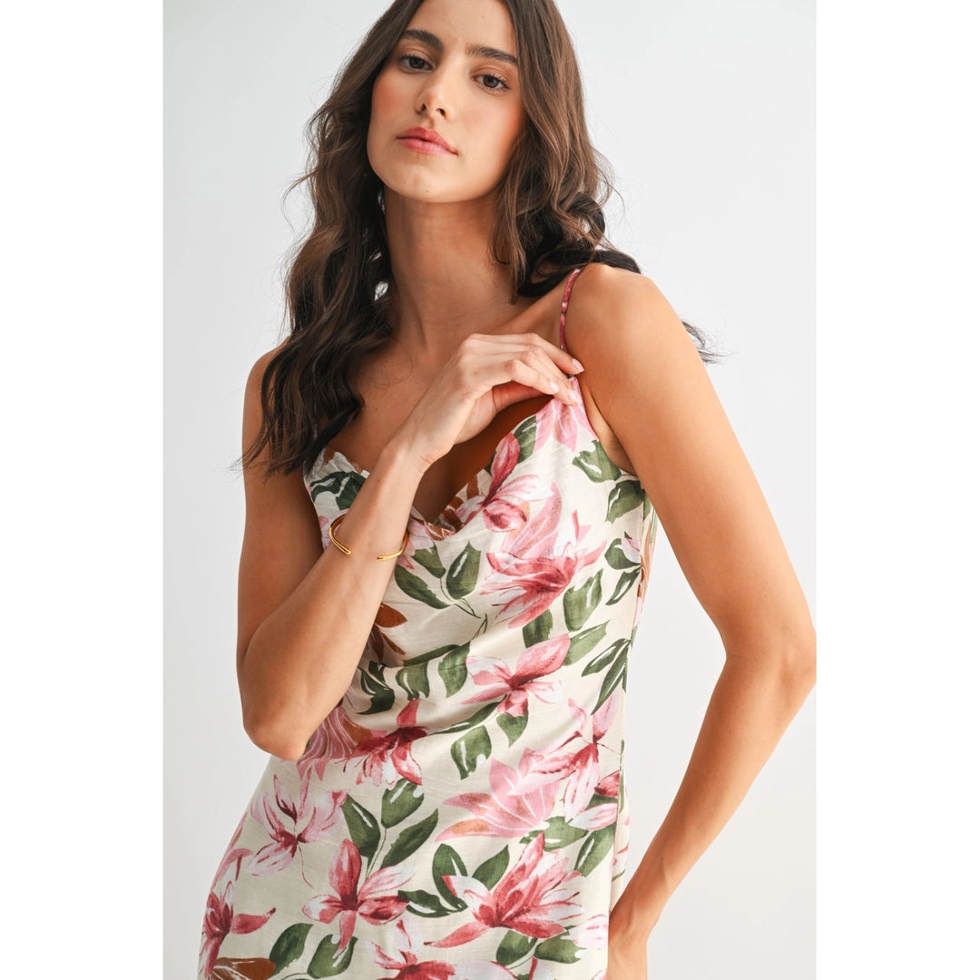 FLORAL ELEGANCE TIERED MAXI DRESS