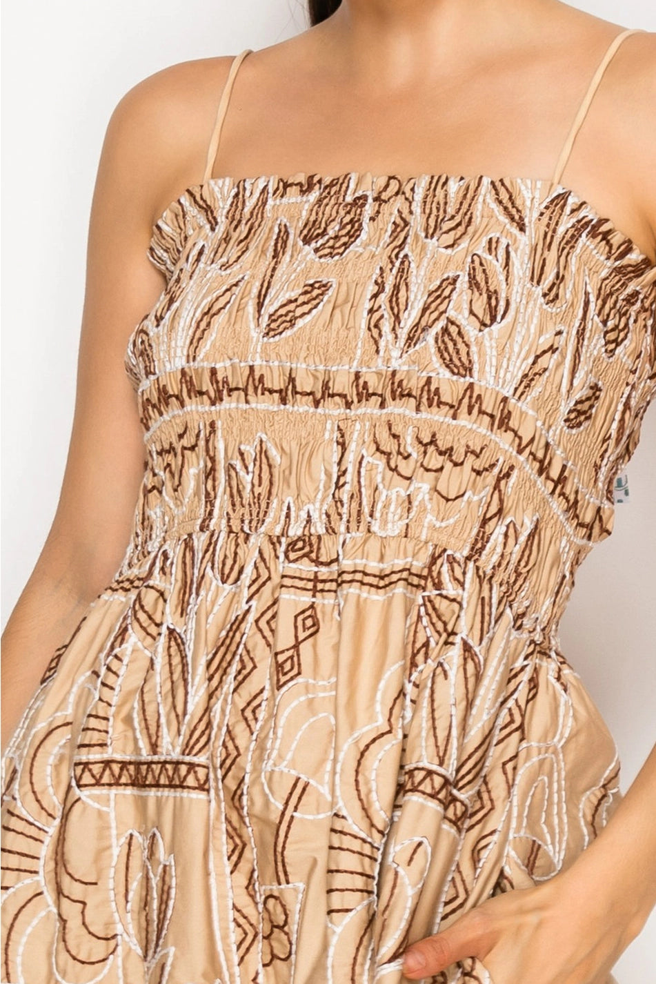 MYRA STITCH MAXI DRESS