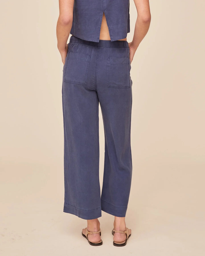 EASY POCKET WIDE LEG CROP