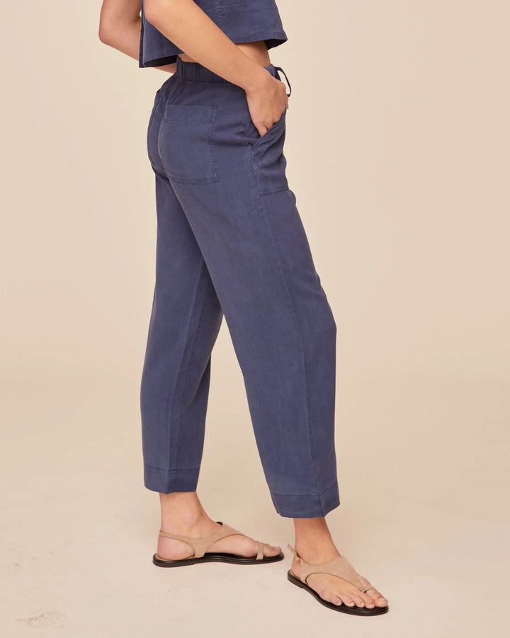 EASY POCKET WIDE LEG CROP