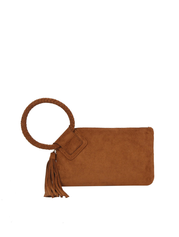 BRAIDED-RING CLUTCH