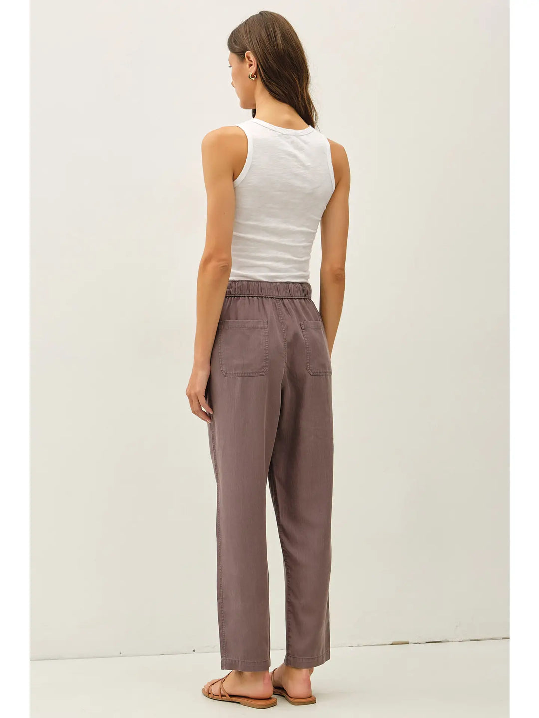 TENCEL TAPERED PANTS