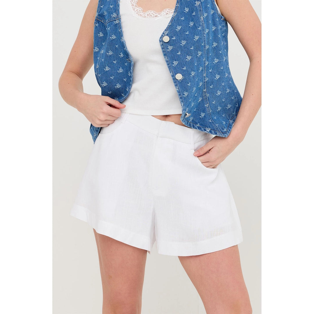 HIGH-WAISTED SHORTS