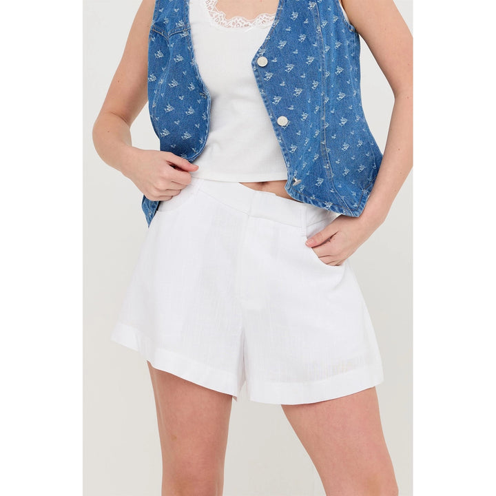 HIGH-WAISTED SHORTS
