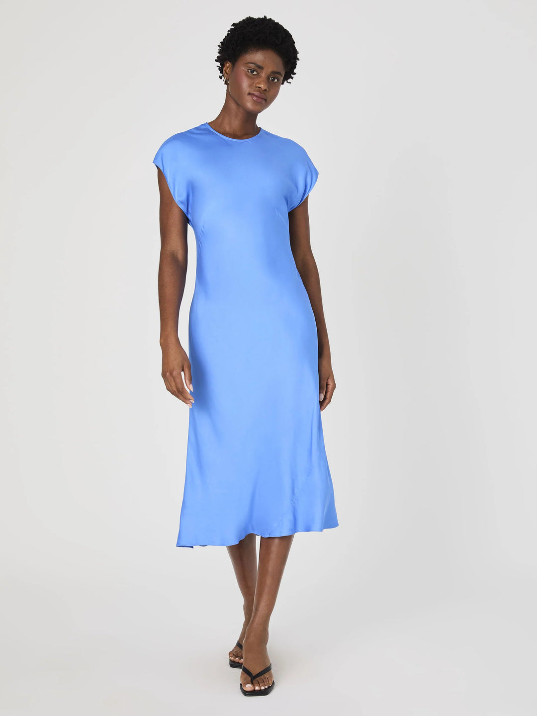 ENNIS SATIN MIDI DRESS Copper Penny ENNIS SATIN MIDI DRESS Copper Penny