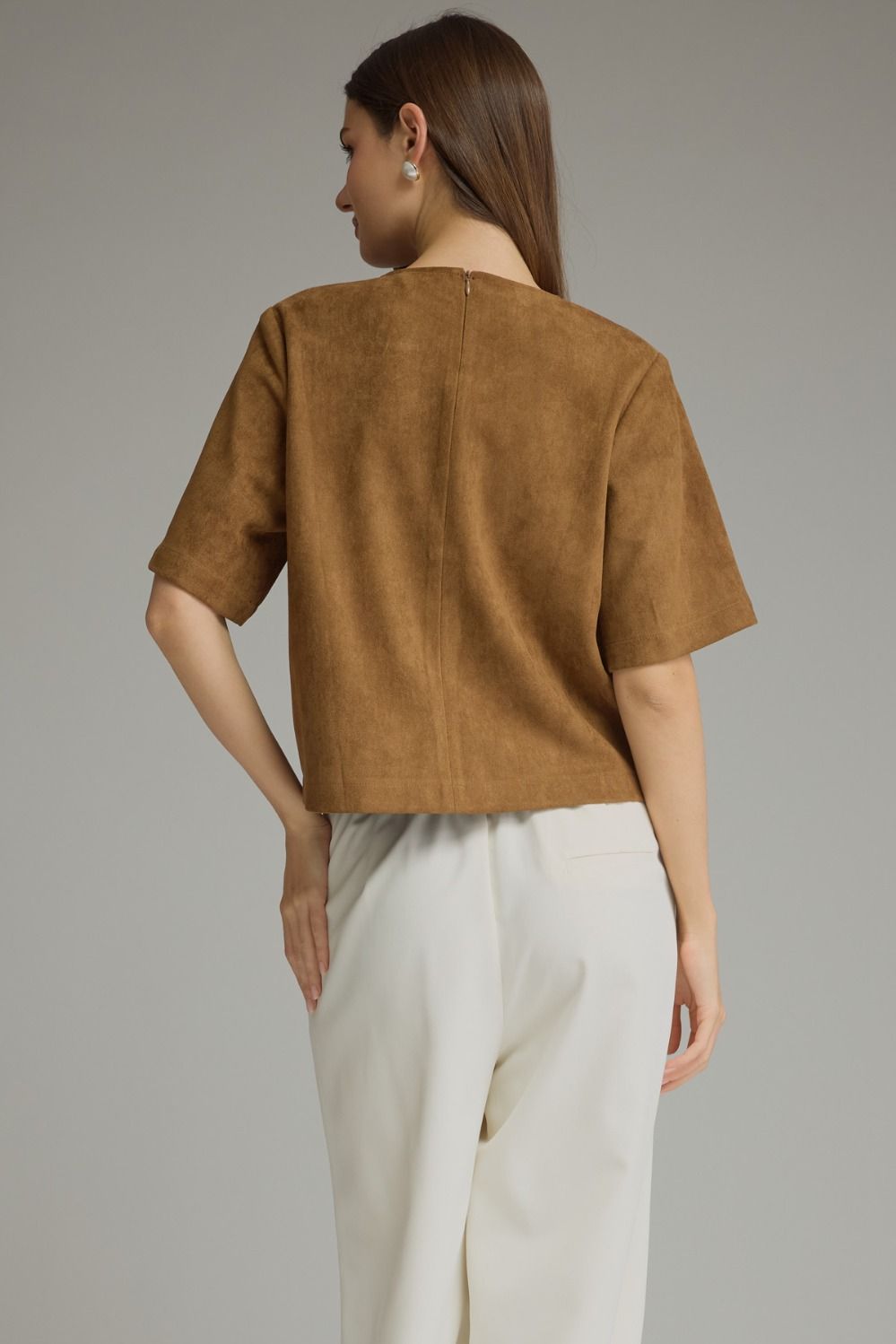 SOLID SHORT SLEEVE TOP