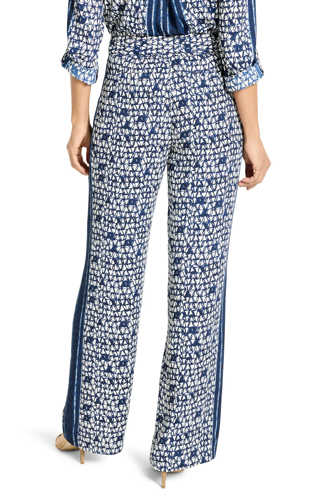 ETCHED ANGLES WIDE LEG PANT