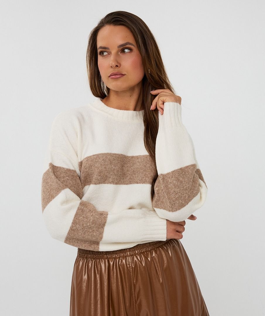 SWEATER STRIPED MELANGE