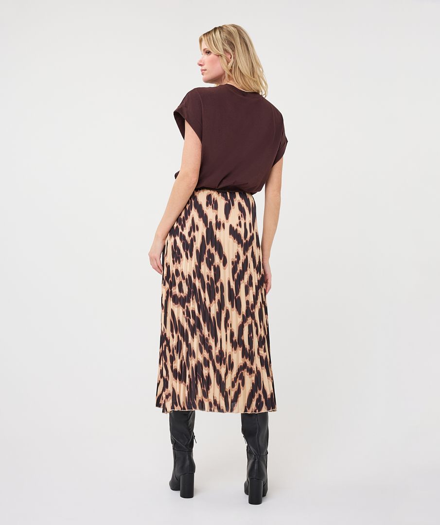 T-SHIRT ROLL UP SLEEVE SATIN
