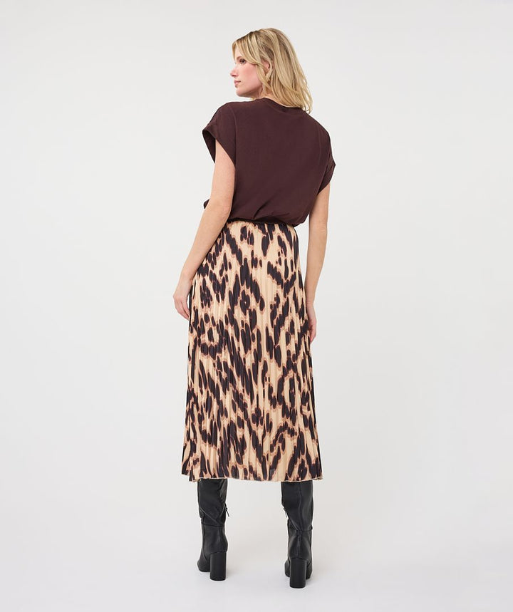 T-SHIRT ROLL UP SLEEVE SATIN