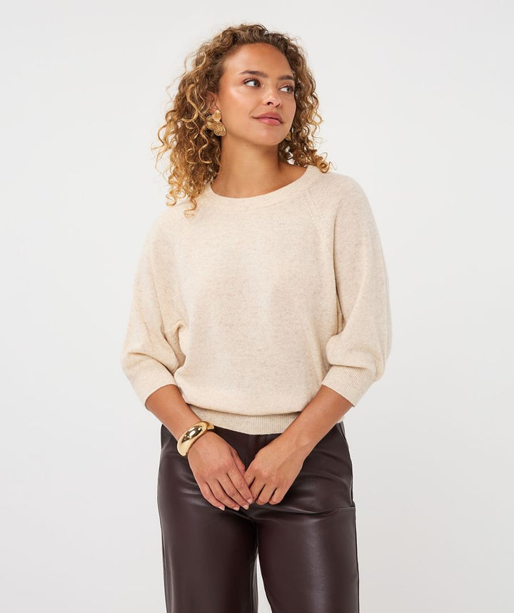 SWEATER SHORT SLEEVE RAGLAN