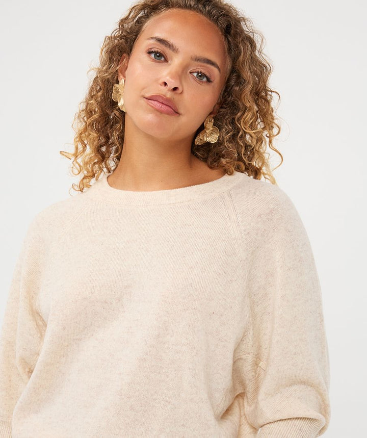 SWEATER SHORT SLEEVE RAGLAN