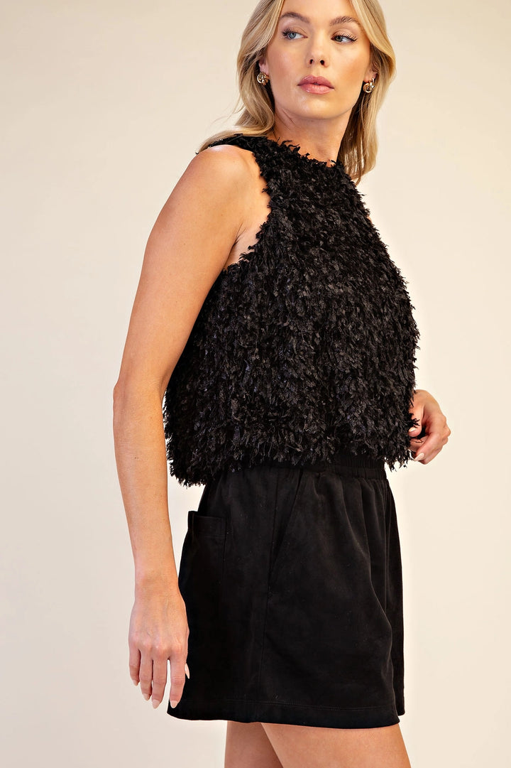 ROUND NECK BALLOON TOP