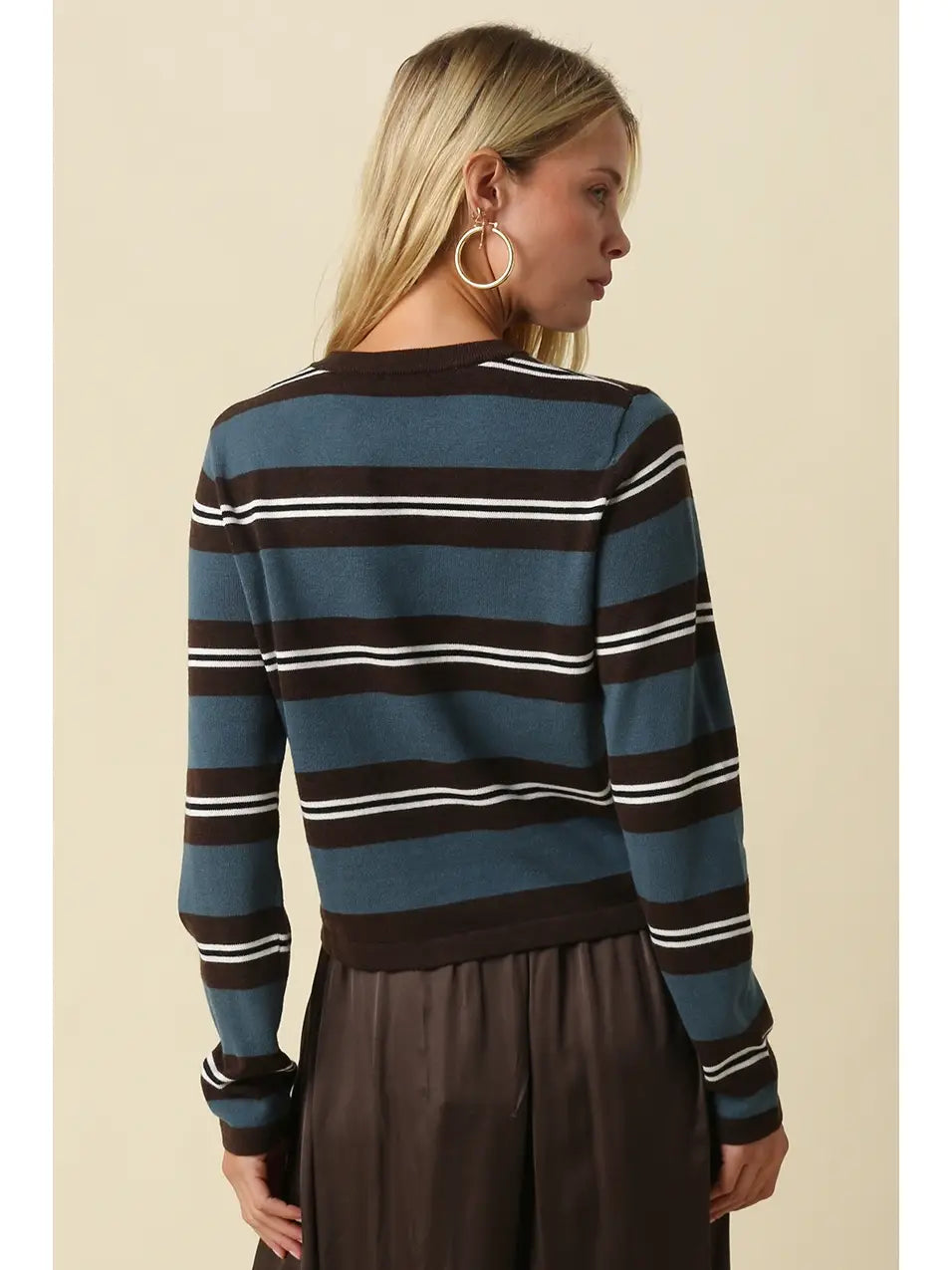 ADDISON STRIPE KNIT TOP