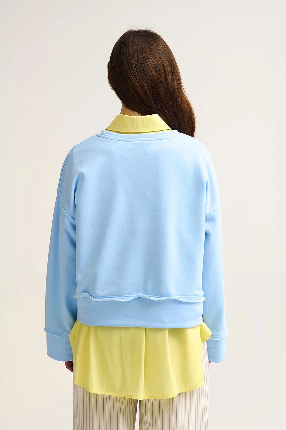 SAINT TROPEZ EMBROIDERED SWEATSHIRT