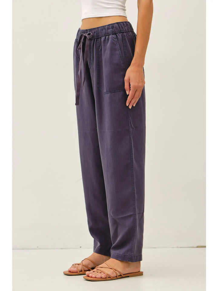 TENCEL TAPERED PANTS