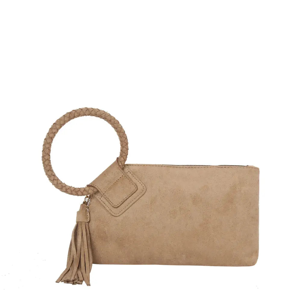 BRAIDED-RING CLUTCH