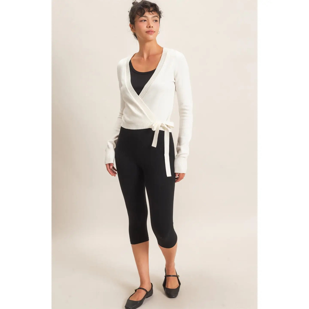 WRAP KNIT CARDIGAN