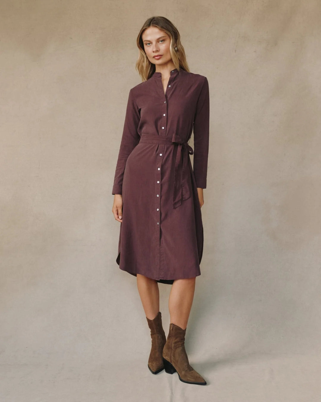 FLOWY HEM MAXI DRESS