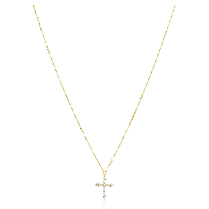 Gabriella CZ Cross Necklace